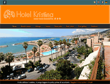 Tablet Screenshot of hotelkristina.com